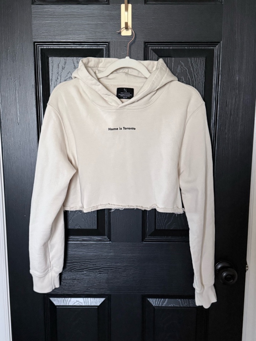 Peace Collective Cropped Hoodie